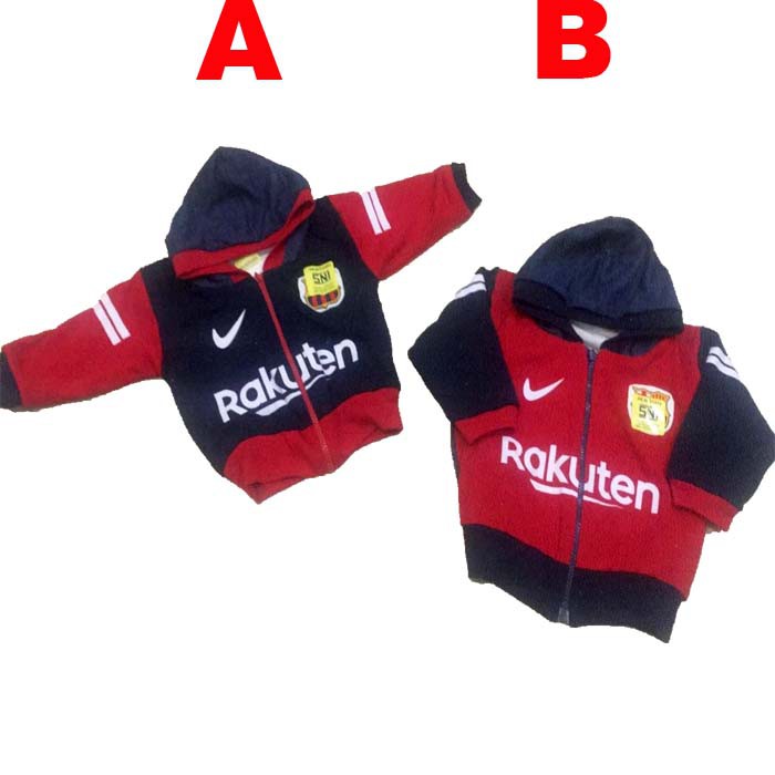 Jaket Anak Bayi Laki Laki Keren Barca