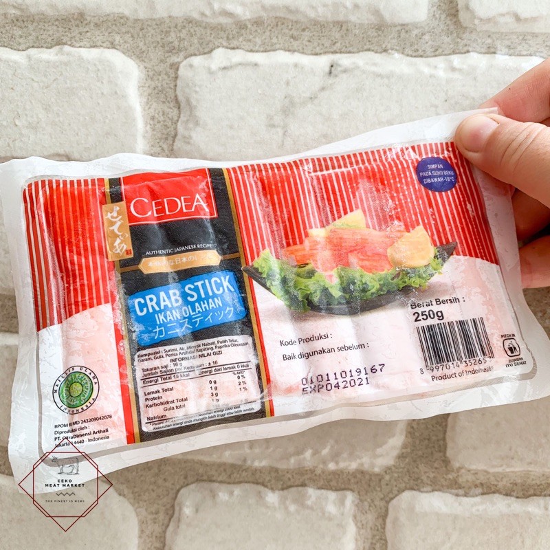 CEDEA Crab Stick 250gr 1kg cidea frozen food