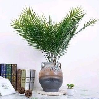 Daun Palem Plastik Kelapa Palsu Artificial Dekorasi Hijang Daun Palem Plastik Kelapa Palsu Artificial Dekorasi Hijang