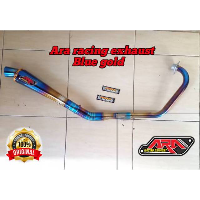 KNALPOT  BLUEMON VIXION OLD VIXION NEW ORIGINAL ARA RACING EXHAUST