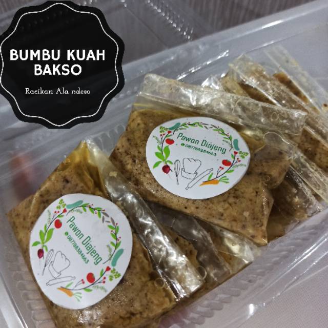 

Bumbu kuah Bakso Home made Aroma sangat mantap
