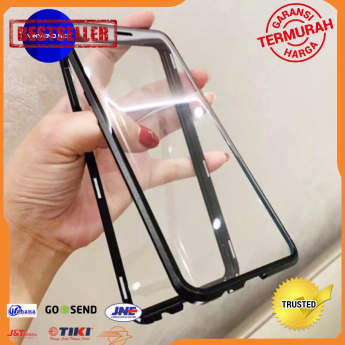 IPHONE 11 MAGNETIC DUOBLE GLASS FRONT BACK CASE COVER