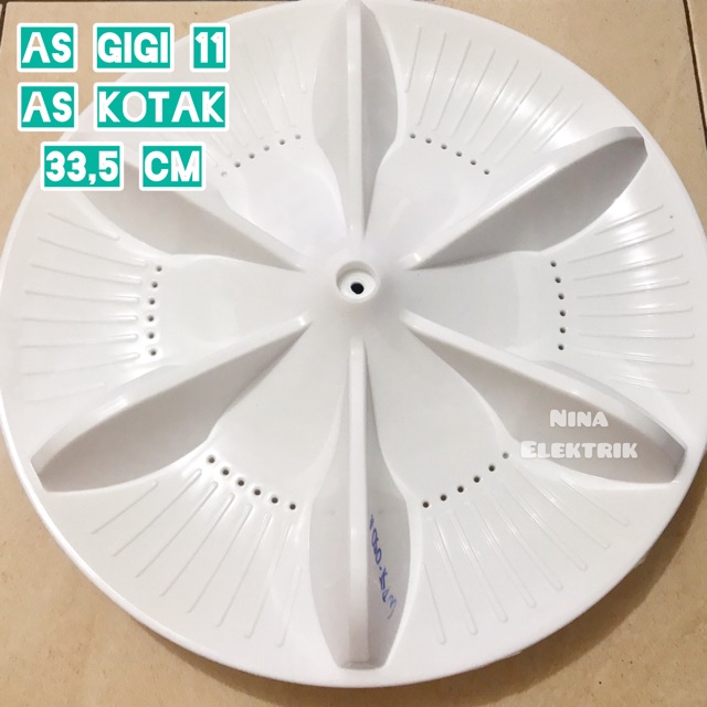 PULSTATOR MESIN CUCI PANASONIC DIAMETER 34cm AS GIGI KOTA DAN GIGI 11