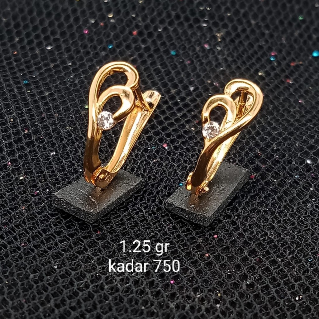 Anting Emas 17 K - 1.25 gr Kadar 750 - ABS100000012