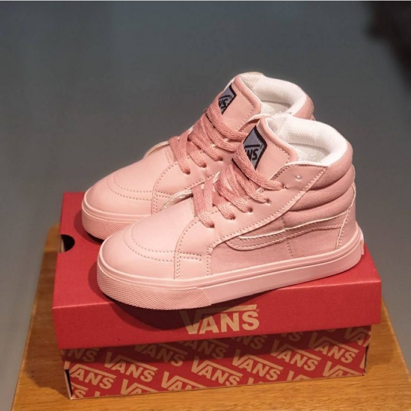 SEPATU ANAK PEREMPUAN TRENDY FULL PEACH KEREN
