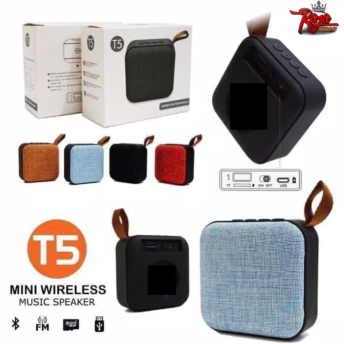 Speaker Bluetooth Wireless  T5 Dompet Bass