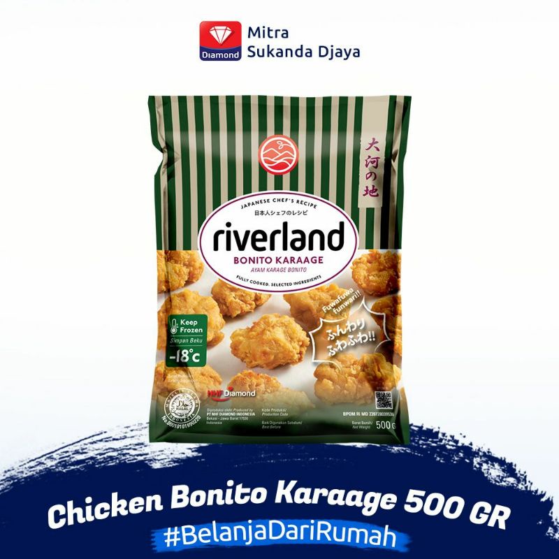 

RIVRLAND Chicken Bonito Karaage 500gr