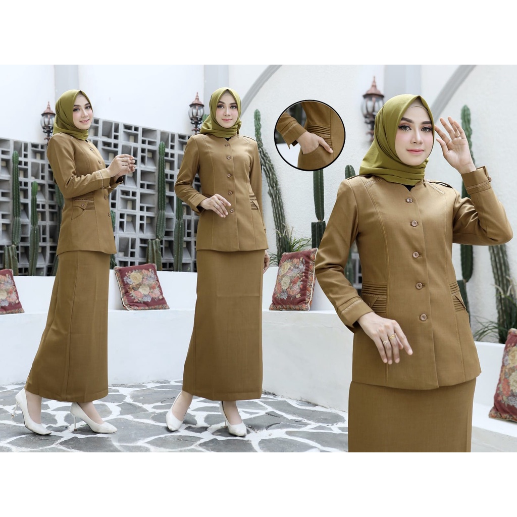 Blazer baju kantor seragam dinas Pemda baju Pemda asn