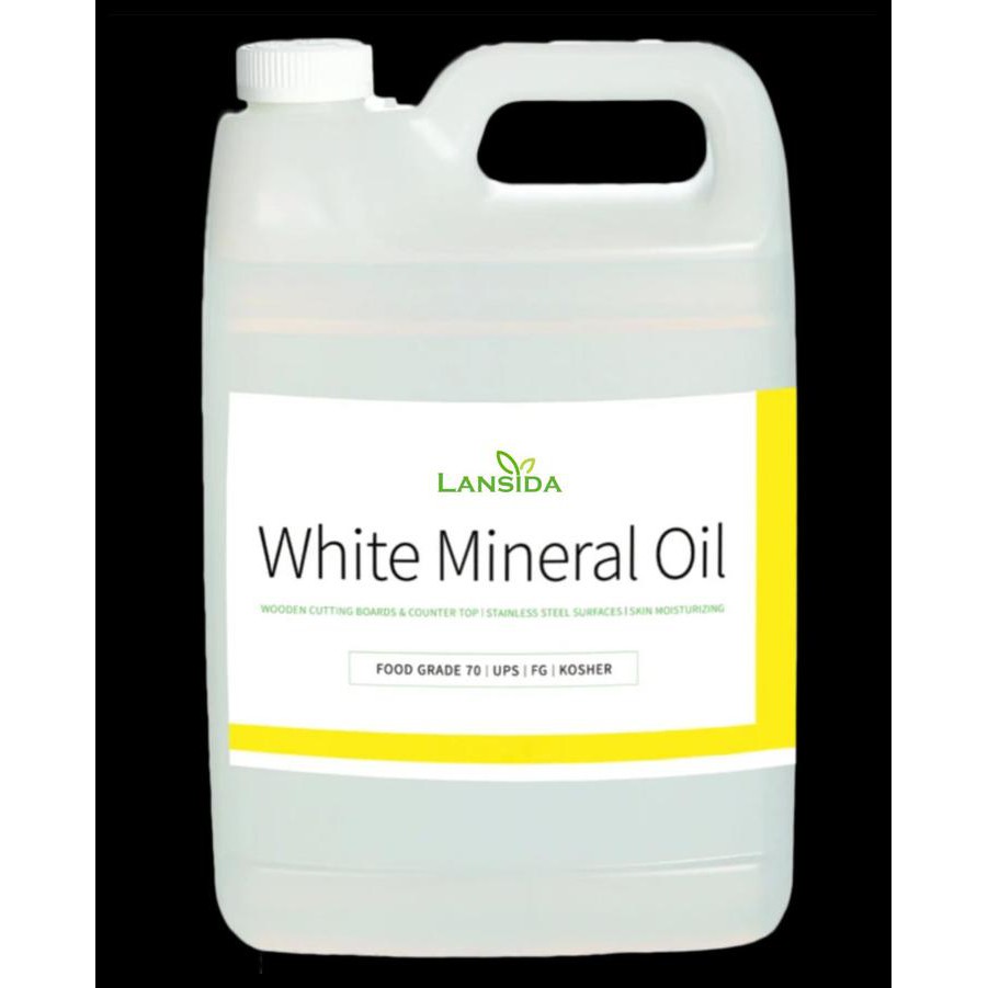 White Mineral Oil 5 L Liquid Paraffin Food Grade Parafin Cair 5 Liter