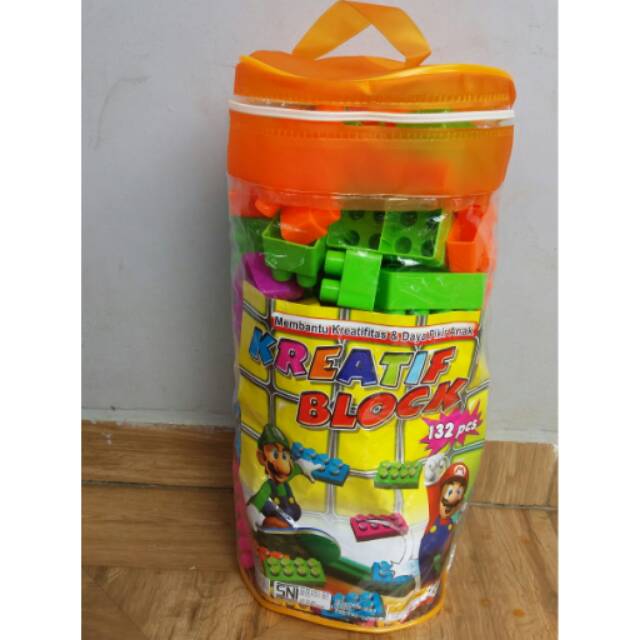 Lego block isi 132pcs lego balok kreatif block