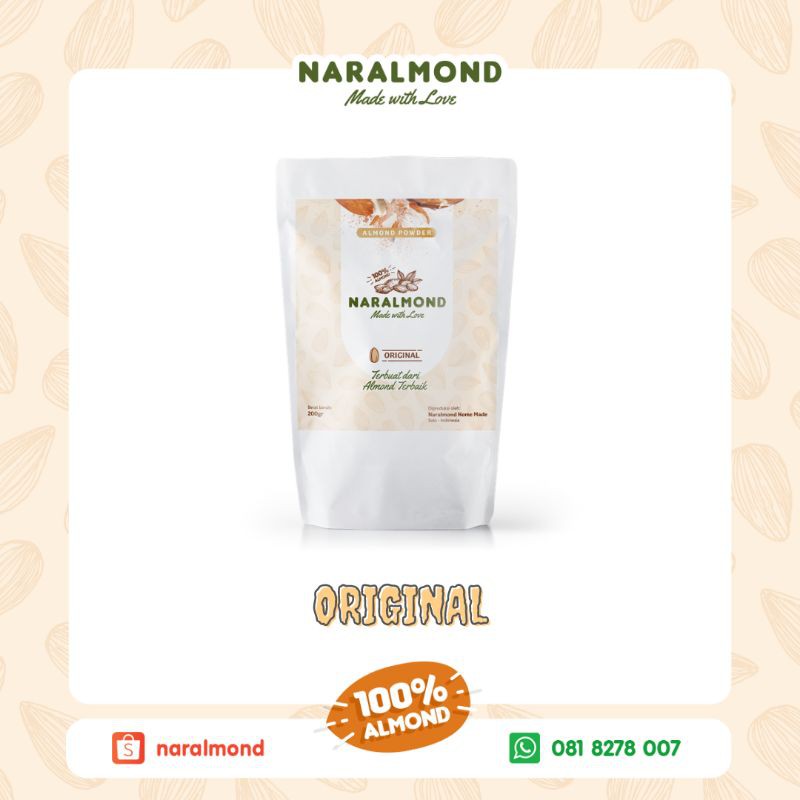 ALMOND ASI BOOSTER ALMOND ORIGINAL / PREMIUM ALMOND / 200GR / ASI BOOSTER