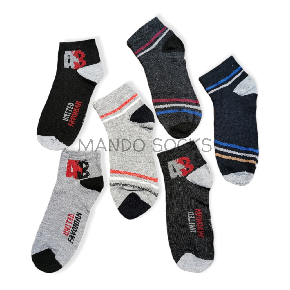 ( paket 3 pasang ) kaos kaki pendek kaos kaki pria kaos kaki olahraga / Mk Sport Import Murah,