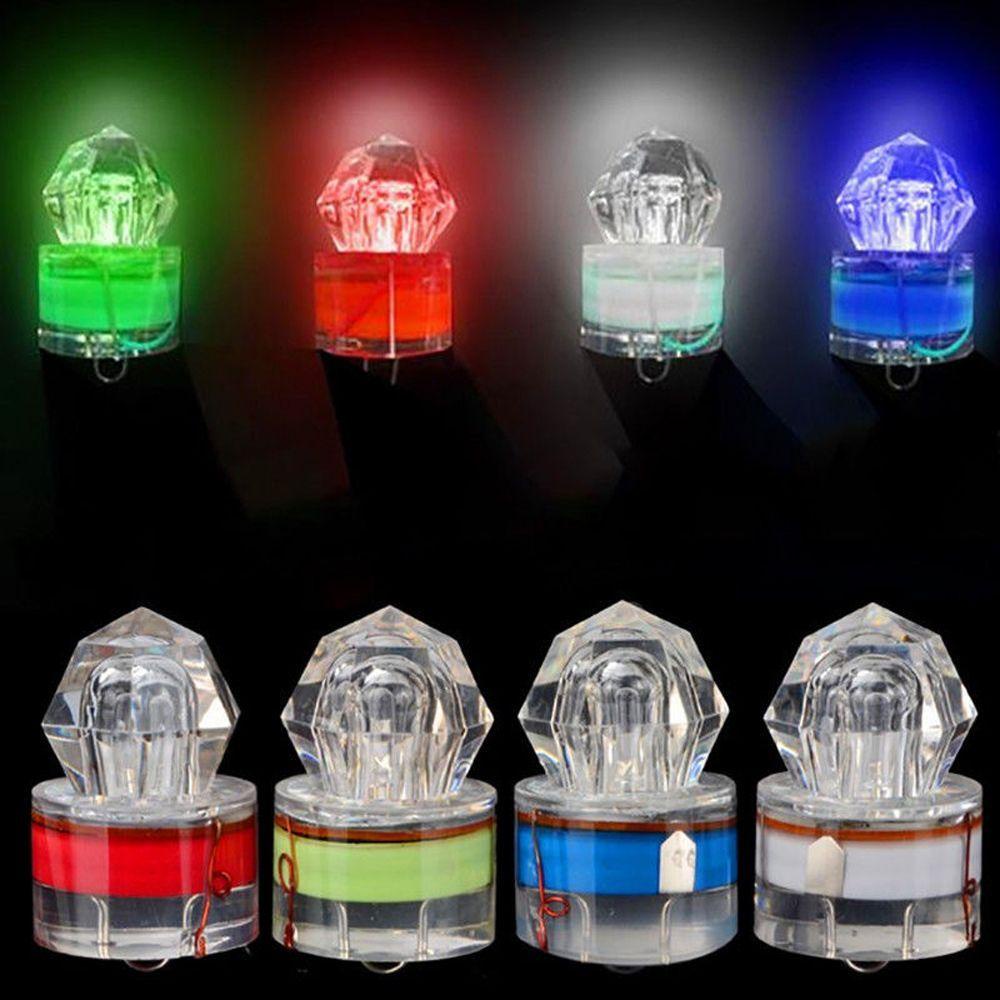 Agustinina Lampu Memancing LED Bawah Air Deep Drop Luminous Lure LED Lampu Ikan Cumi Strobo Memancing Aksesoris Memancing Umpan Cahaya