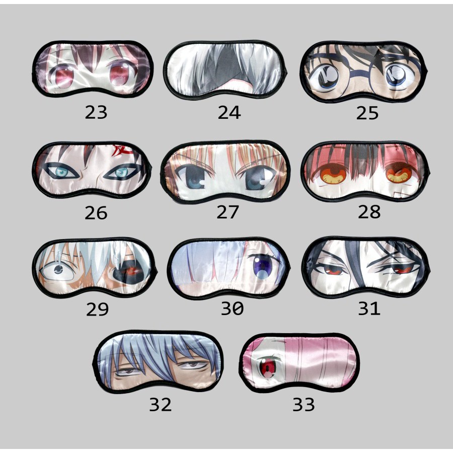 EPAN tanpa gel penutup mata tidur eyepatch anime goodies japan hanako - 33