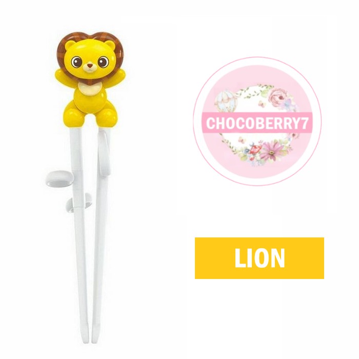 Edison Chopstick Pororo Friends Training Edison Chopsticks Sumpit Anak Belajar Makan ORIGINAL KOREA