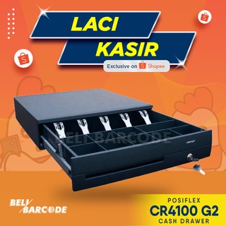 Posiflex CR 4100g2 Laci Uang Kasir Metal Ukuran Besar RJ-11