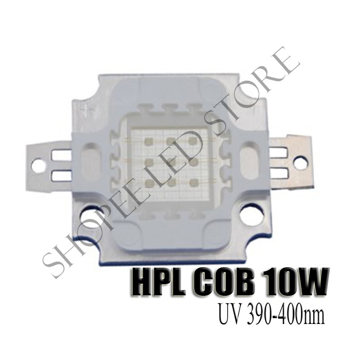 HPL 10W UV COB LED 10 WATT UV 390-400nm SUPER TERANG MONEY DETECTOR