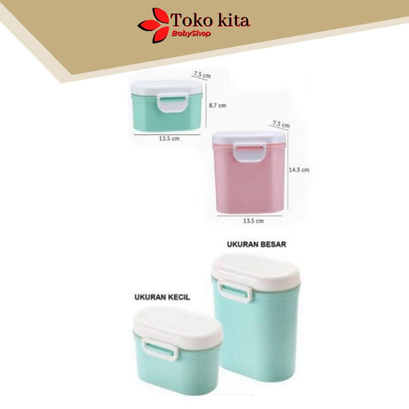 TEMPAT SUSU BUBUK BAYI (BESAR) /KOTAK SUSU /KOTAK SUSU BAYI /TEMPAT SUSU /KOTAK SUSU BUBUK BAYI