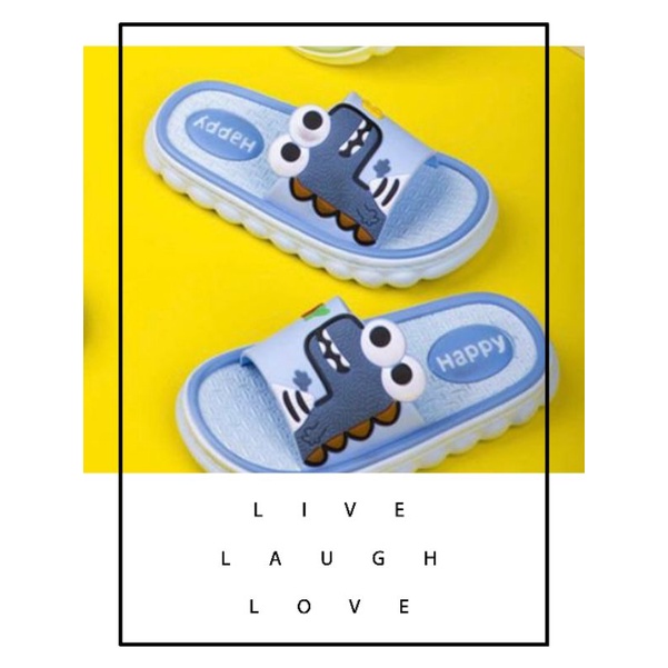 Sandal Anak Karet Kartun Dino Import High quality  RF