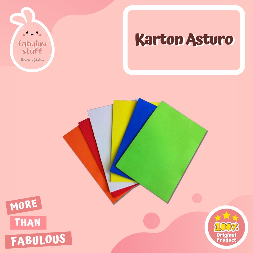 

ATK ~ Karton Asturo Gulungan Isi 10 Pcs / Asturo Paper