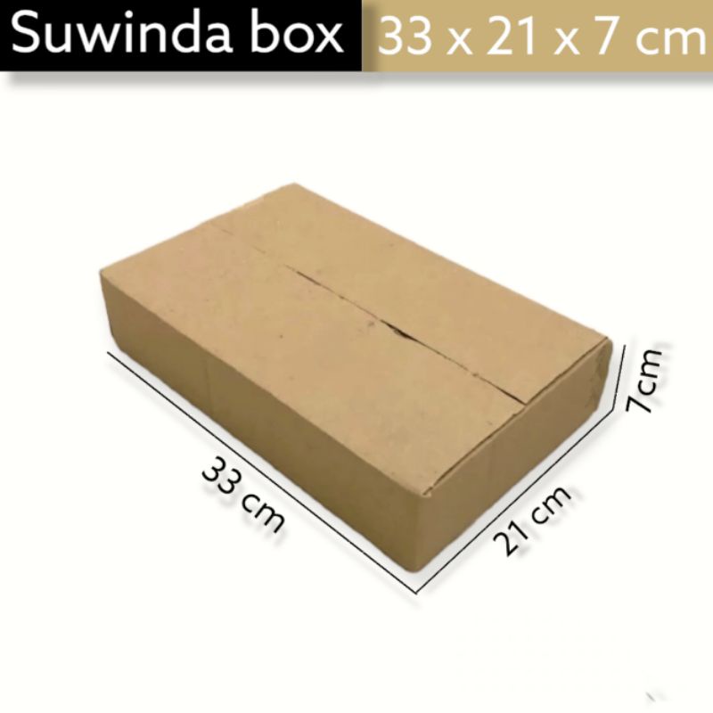 

Kardus/karton ukuran 33x21x7 cm box packing dll ST