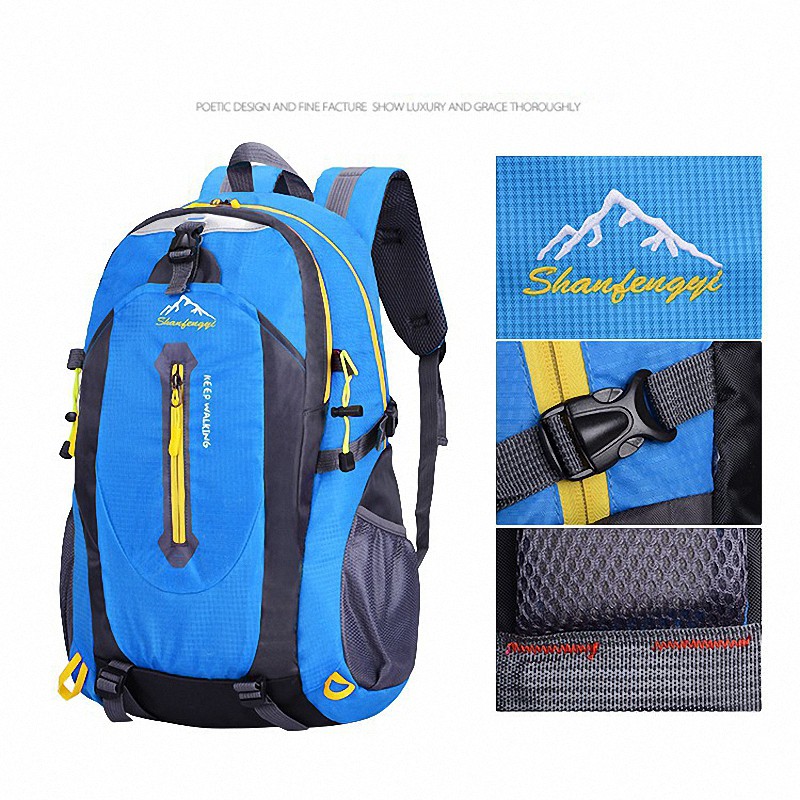 Mainland 40L Tas Ransel Pria untuk Camping/ Travel / Climbing/ Hiking Backpack Unisex Anti Air TR110