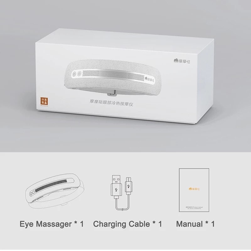 Momoda Alat Pijat Kompres Mata Dingin Panas Eye Massager Cold Hot Elektrik