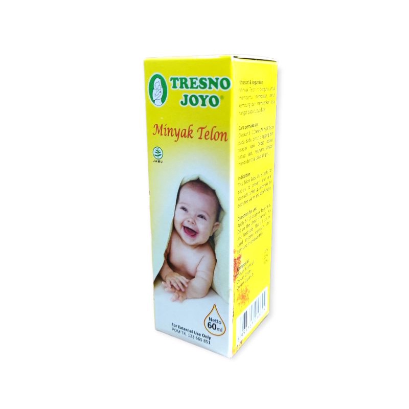 Tresno Joyo Minyak Telon 60 ml/Minyak Telon Bayi Anak