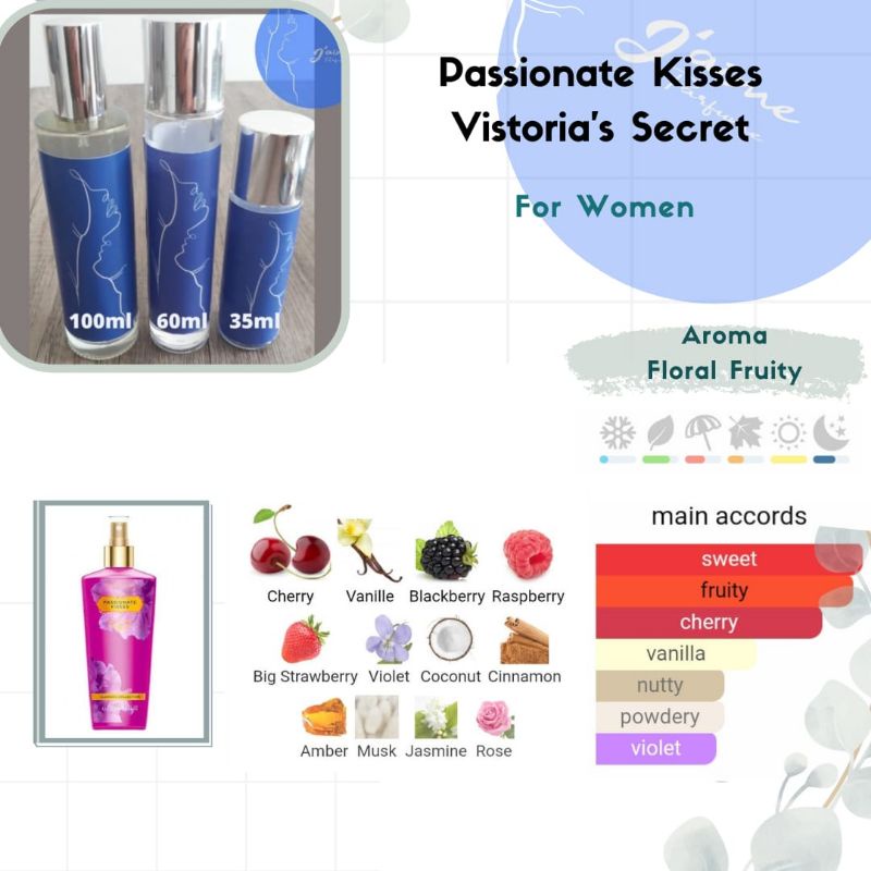 J'aime Inspired Parfum Passionate Kiss VS Women