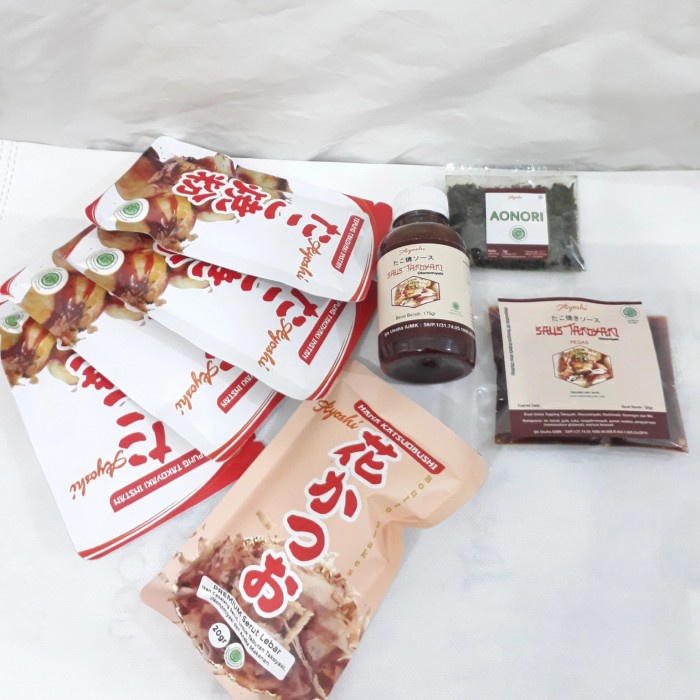 

b011tee Paket Bahan Takoyaki Lengkap Tepung Saus Katsuobushi Da01D100