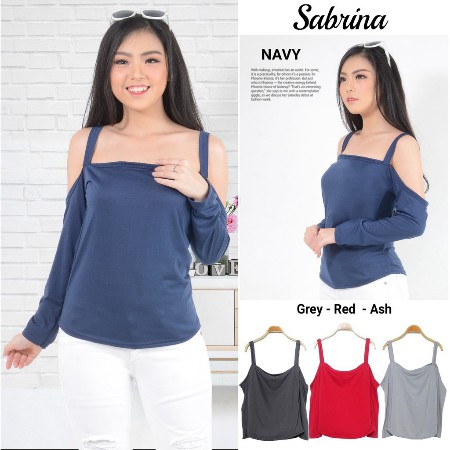 KAOS XL WANITA SABRINA LENGAN PANJANG