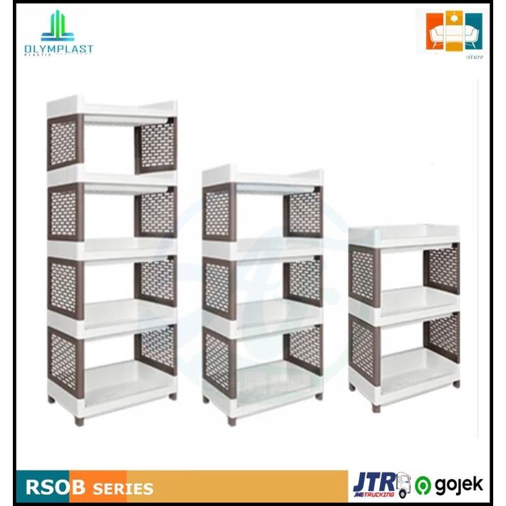 Rak Susun Plastik Besar/Rak Serbaguna Olymplast 5 Susun/Rsob 05