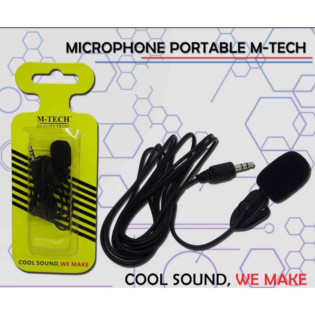 Mic Clip on 3.5 mm M Tech Microphone PC Laptop HP Tablet