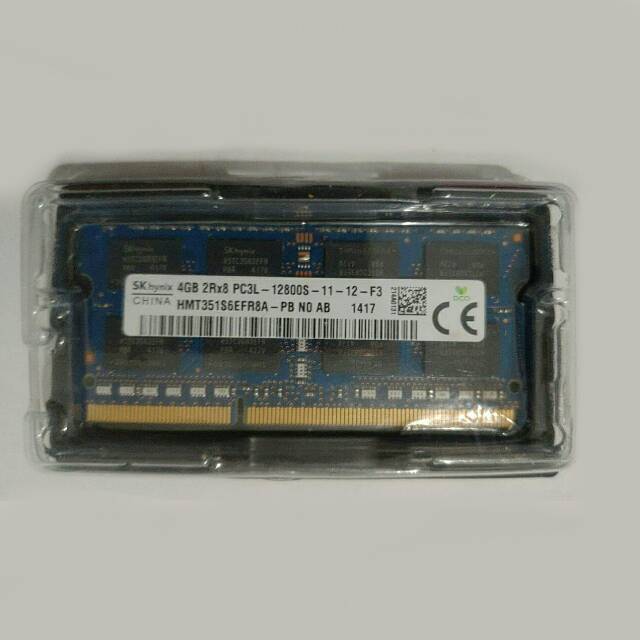 Ram Laptop DDR3L/DDR3 4GB PC12800 - Low Voltage