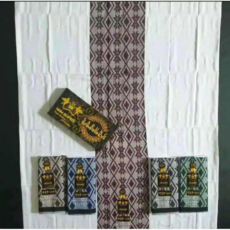 SARUNG HMM PUTIH POLOS TUMPAL | SARUNG SANTRI