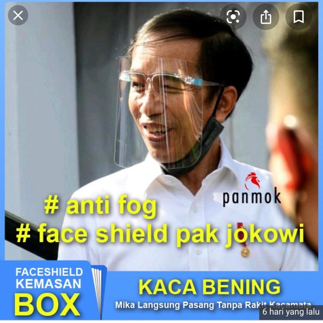 Face Shield - Pelindung Wajah Dewasa