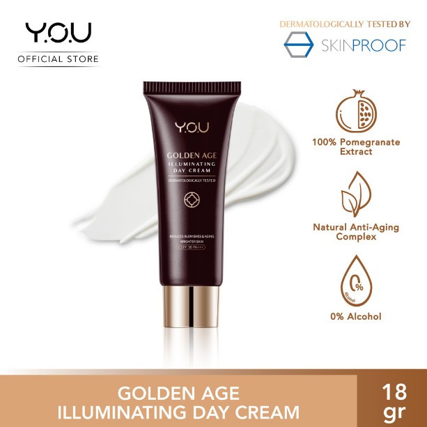 ★ BB ★  Y.O.U Golden Age Revitalizing Night Cream 30gr | Y.O.U Golden Age Illuminating Day Cream 30