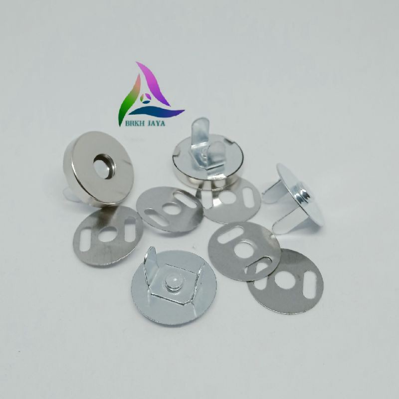 KANCING MAGNET TAS 18 MM / KANCING MAGNET NIKEL / KANCING MAGNET BESAR