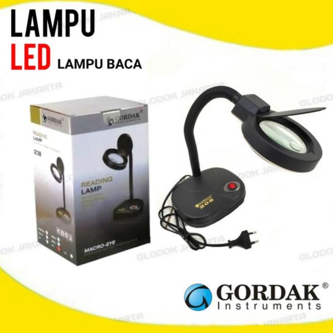 

Promo Awal tahun Kaca Pembesar + LED Magnifier LED Lampu Baca Gordak 208 Promo Awal tahun