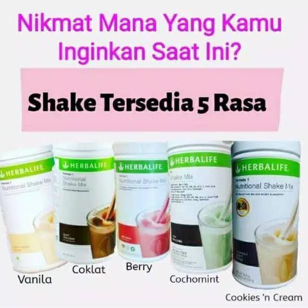 

GA HERBALIFE " F1 NUTRITIONAL SHAKE MIX ORIGINAL ❉✿ Terupdate