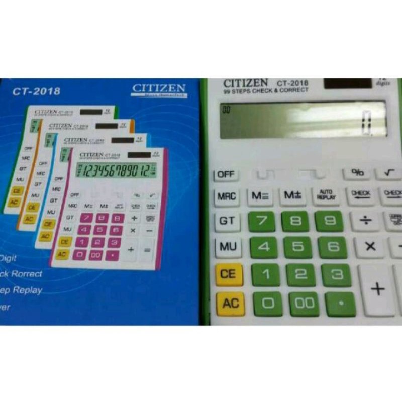 

Citizen CT-2018 Kalkulator Warna Besar #Best Product & High Quality
