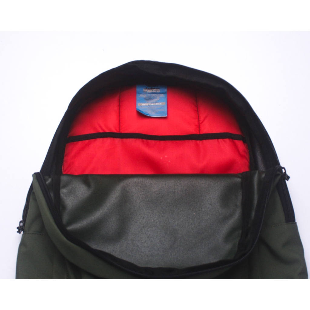 TAS RANSEL SKATERS VG072 HIJAU OLIVE HITAM