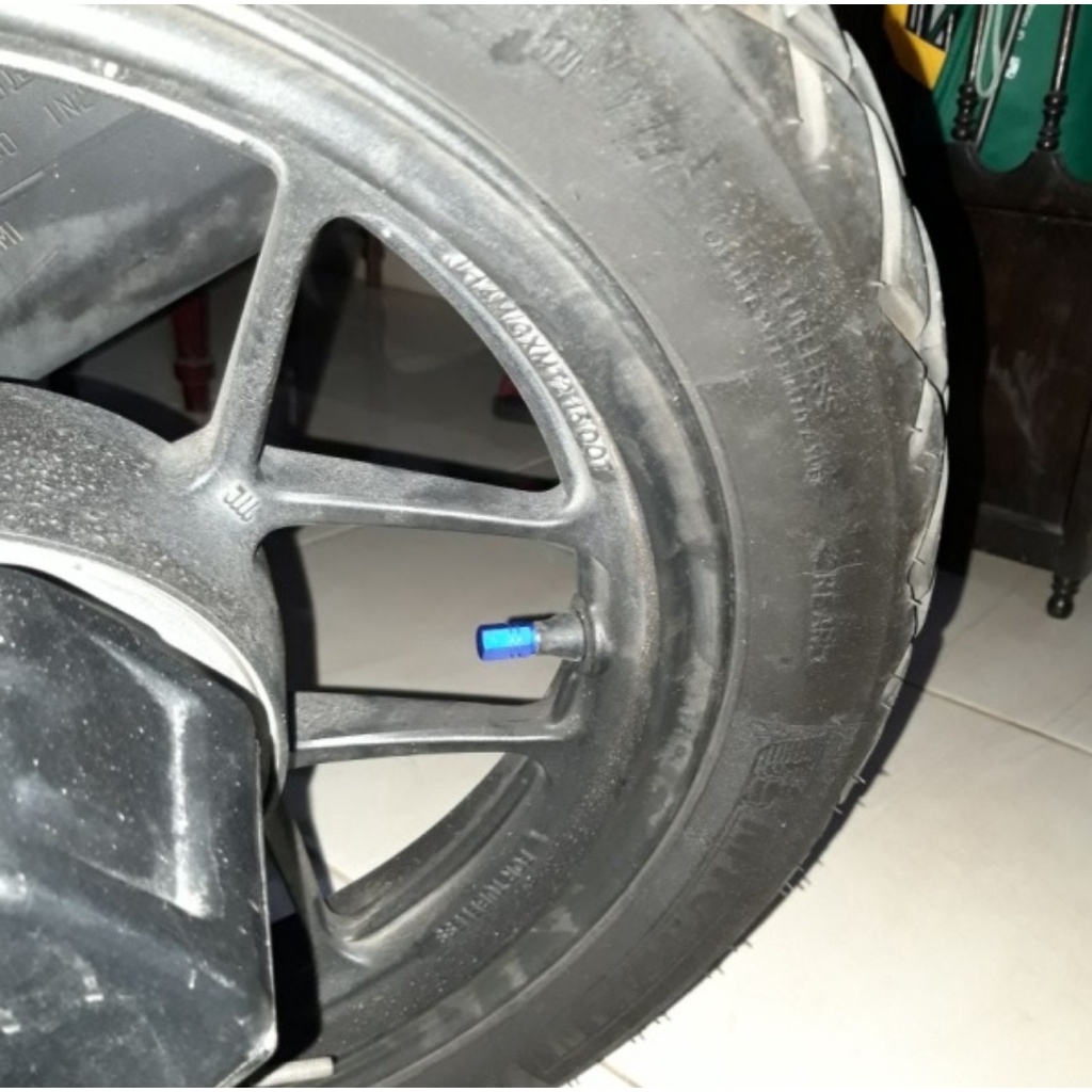 TUTUP PENTIL BAN ALUMINIUM UNTUK MOBIL &amp; MOTOR - ISI 4 PCS