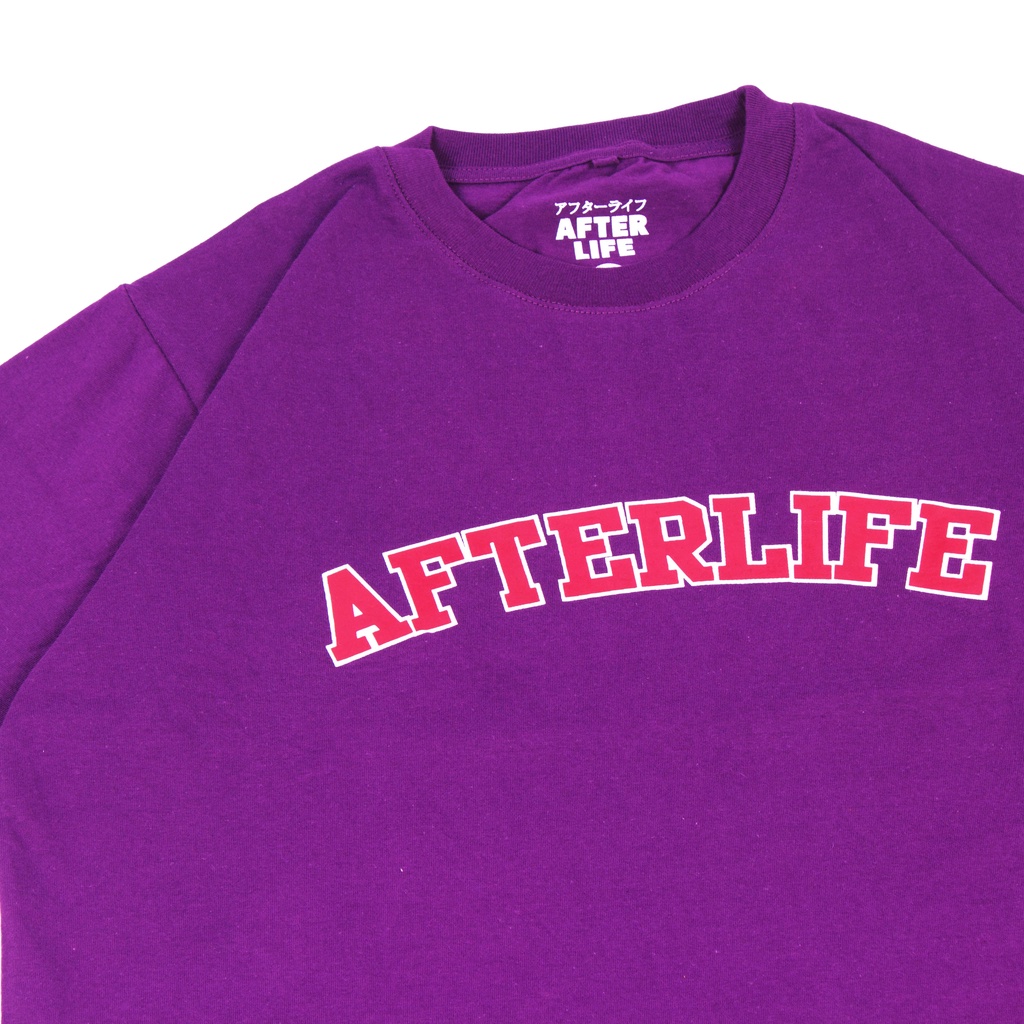AFTERLIFE - Tshirt Choi Pitcher Dark Purple | 21057E