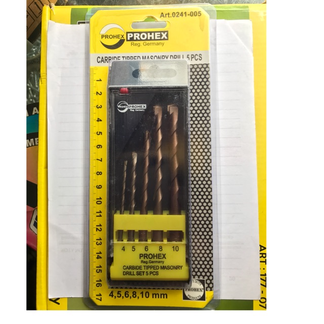 Mata Bor Set Tembok Beton 5pcs  HASSTON