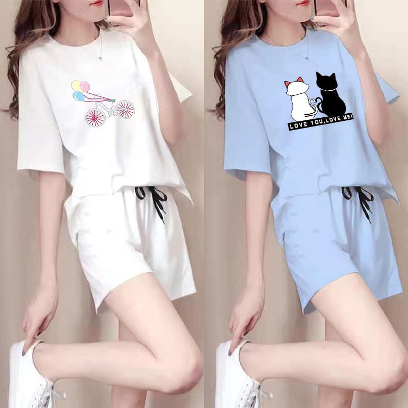 (BUKAN SET) MYSTIQUE.ID-BAJU KAOS BALOON&amp;LOVE YOU,LOVE ME T-SHIRT LUCU DAN AESTHETIC