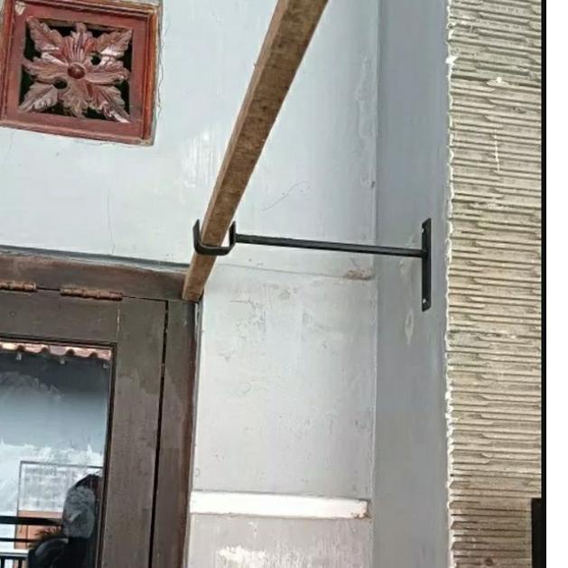 ♖ Siku Besi Penyangga Jemuran Baju Tempel Dinding Gantungan Hanger Tembok produck terbaik
