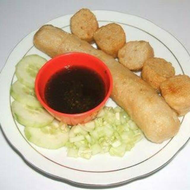 

Pempek lenjer asli palembang ikan gabus 1pack isi 4 pcs