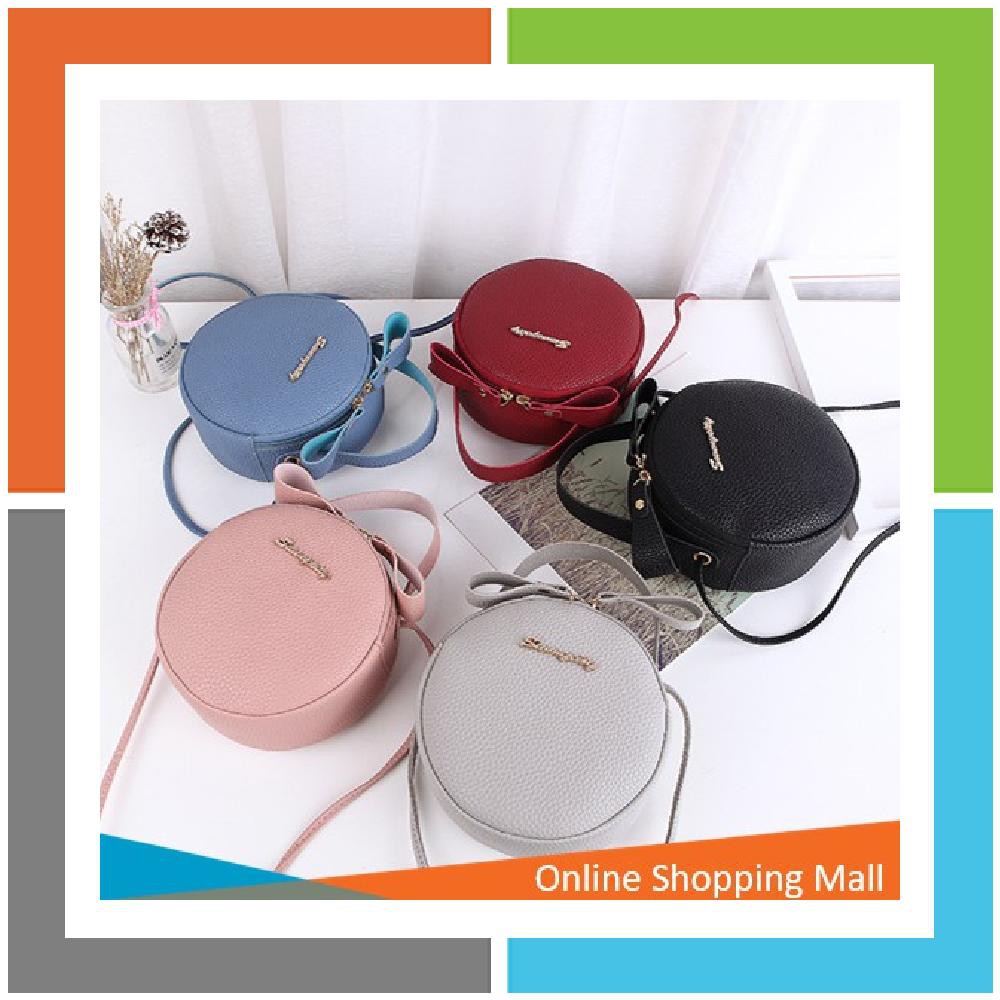 OSM - T163 TasSlempang Cewek SunnyCity Bulat Tas Fashion Tas Wanita Slingbag Import Batam