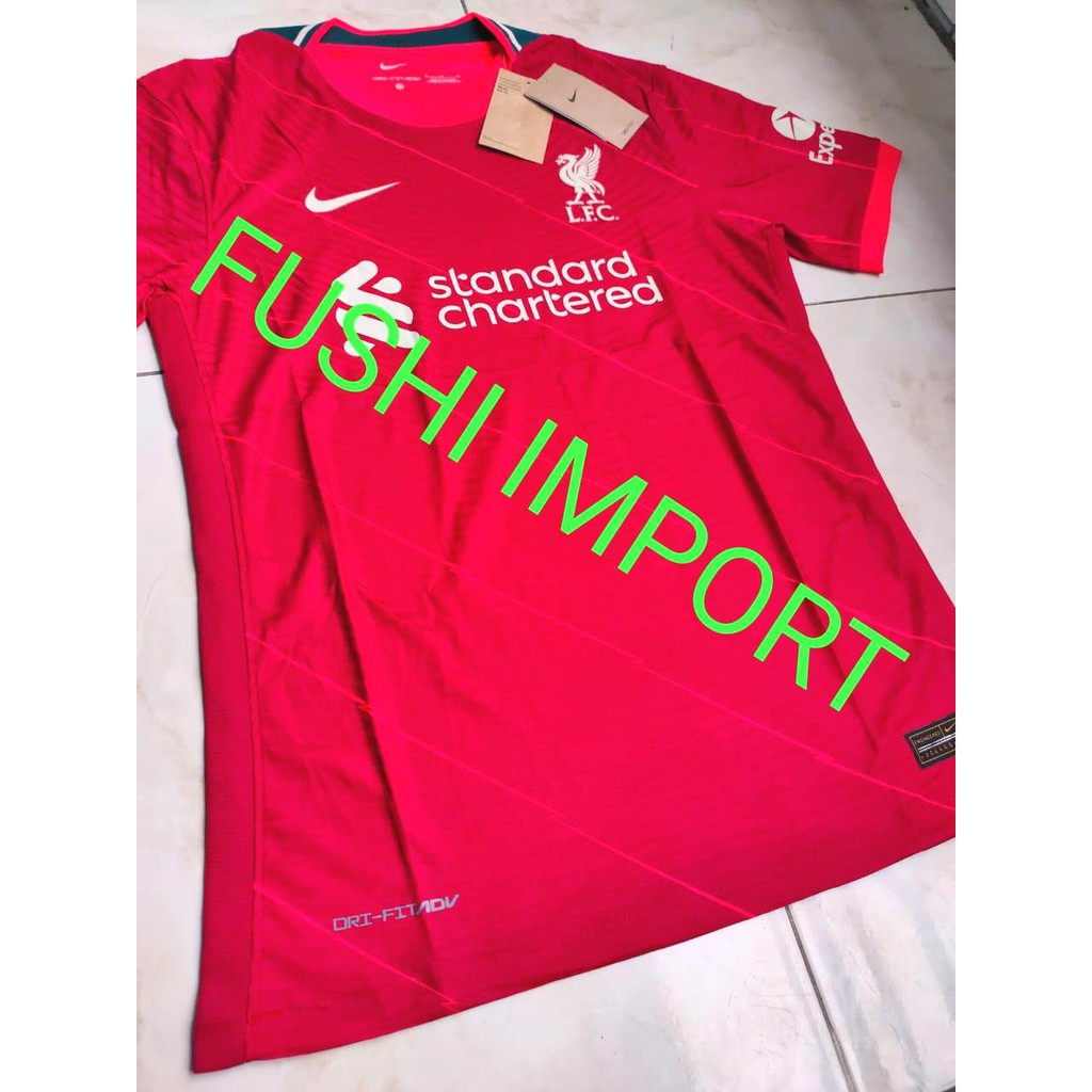 PLAYER ISSUE DRIFIT ADV - JERSEY BOLA LVRPLL HOME 2021-2022 VAPORKNIT HQ IMPOR